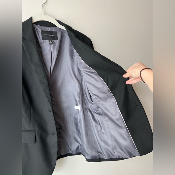 Banana Republic 6 Petite Ladies’ Black Blazer - Picture 10 of 15